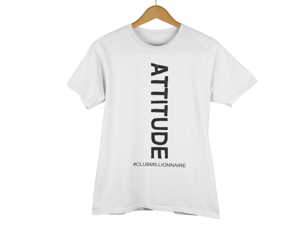 T-SHIRT "ATTITUDE" - ClubMillionnaire Shop