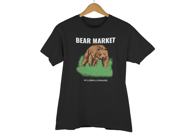 T-SHIRT "BEAR MARKET" - ClubMillionnaire Shop
