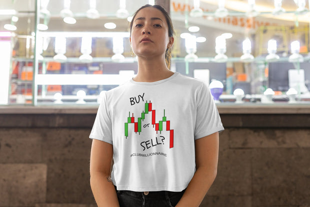 T-SHIRT "BUY OR SELL" - ClubMillionnaire Shop