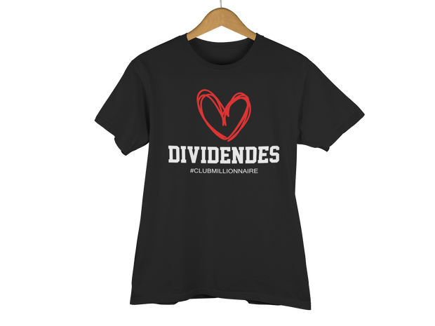 T-SHIRT "DIVIDENDES" - ClubMillionnaire Shop