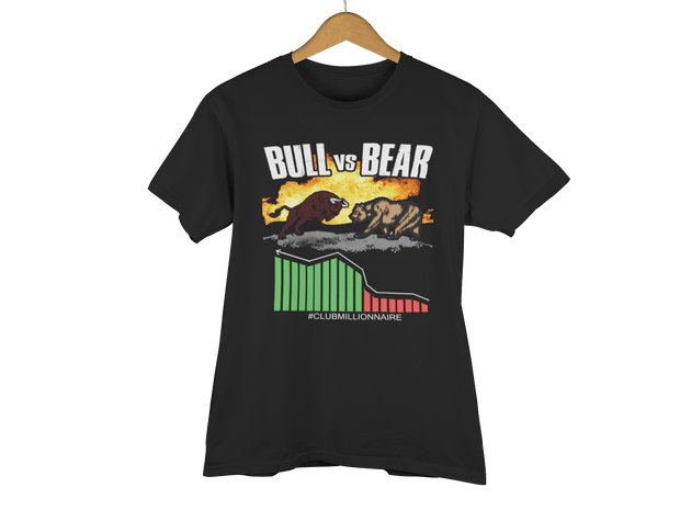 T-SHIRT "BULL VS BEAR" - ClubMillionnaire Shop