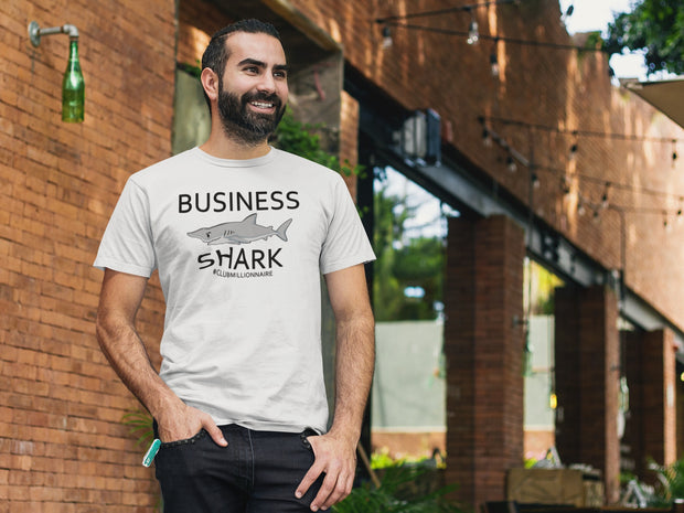 T-SHIRT "BUSINESS SHARK" - ClubMillionnaire Shop