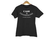 T-SHIRT "CASH & CHAMPAGNE" - ClubMillionnaire Shop