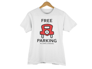 T-SHIRT "FREE PARKING" - ClubMillionnaire Shop