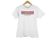T-SHIRT "INVESTISSEUR" - ClubMillionnaire Shop