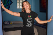 T-SHIRT "KEEP CALM AND TAKE PROFIT" - ClubMillionnaire Shop
