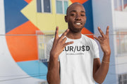 T-SHIRT "€UR/U$D" - ClubMillionnaire Shop
