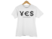 T-SHIRT "Y€$" - ClubMillionnaire Shop